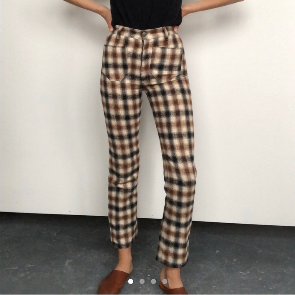 Lykke Wullf Plaid Ranch Pant